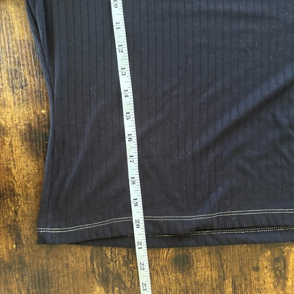 J for Justify Black Fitted Embellished Long Sleeve Tee - Picture 7 of 8